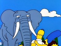 Барт получает слона 