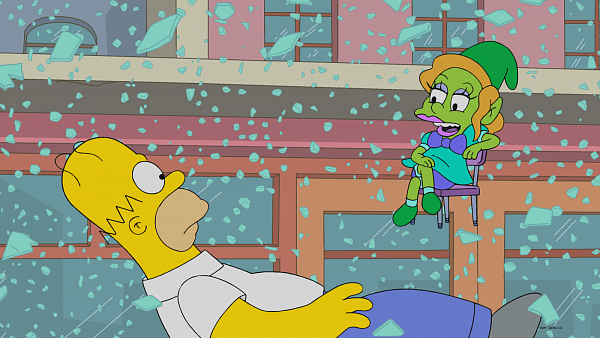 Приключения Гомера через лобовое стекло 